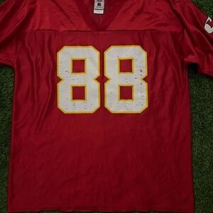 Vintage Distressed Tony Gonzalez CHEIFS NFL Jersey Size XL